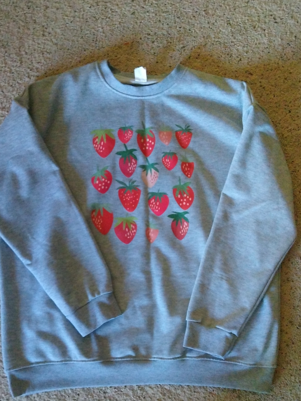 Women's 2x Strawberry Sweat Shirt